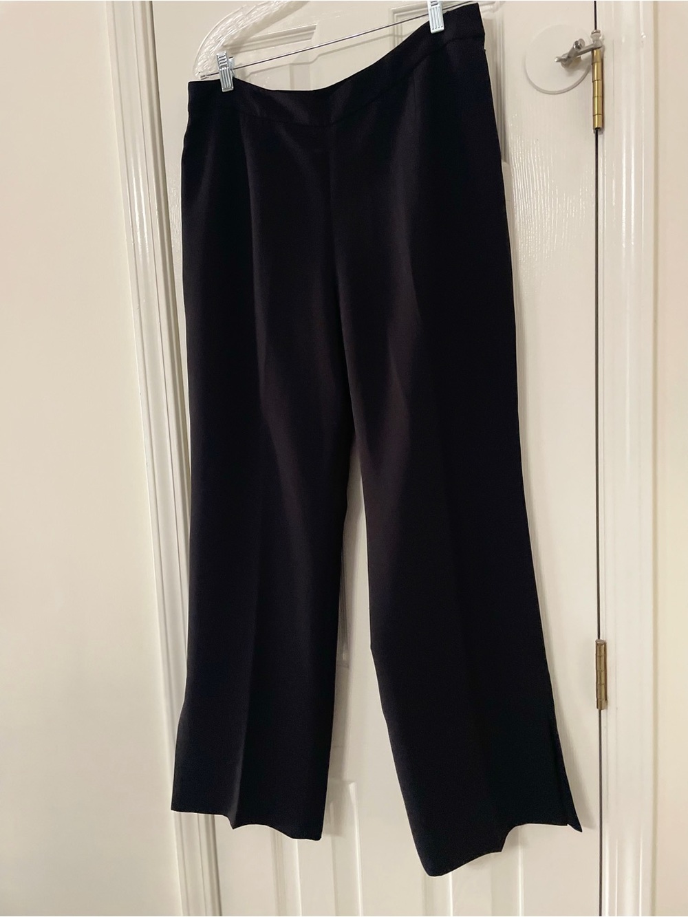 Le Suit Black Wide-Leg Dress Pants